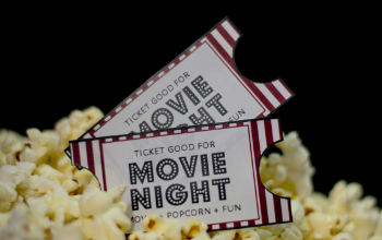 Movie night graphic